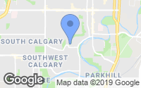 Map of Cougar Ridge, AB