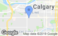 Map of Cougar Ridge, AB